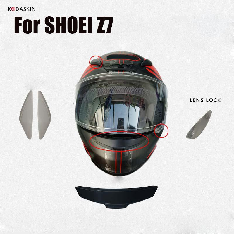 For SHOEI Z7 Z 7 Motorcycle Helmet Top Air Duct Vent Capacete Nose Bre –  KODASKIN