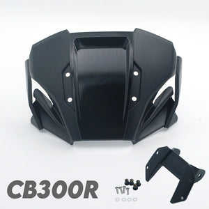 For HONDA CB300R CB 300R 2022 Motorcycle Windscreen Deflector Extention Kit Windshield Fairing