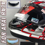 Motorcycle Helmet Chin Vent Guard Breath Guard Street Breath Deflector Protector Accessories For ARAI RX7X  Rx7x RX-7X