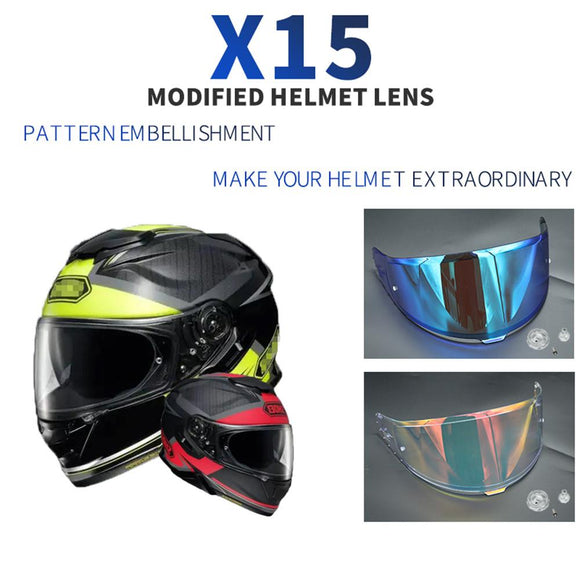 Helmet Visor Motorcycle Helmet Lens Helmet Visor Lens Full Face Helmet Film Accessories For SHOEI X15 x15 X-15