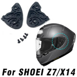 For SHOEI X14 Z7 X-14 Z 7 Motorcycle Helmet Accessories Visor Lens Base Plate Left Right Replacement Parts