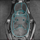 Motorcycle Rear Trunk Cargo Liner Protector Seat Bucket Pad for YAMAHA XMAX300 XMAX 300 2023 accessories