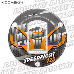 KODASKIN  3D Printing Fiber Fuel Gas Oil Cap Tank Pad Decal Protection For PEUGEOT speedfight125 sf125