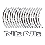 KODASKIN Decal Big Wheel Rim Motorcycle 2D Emblem Round Sticker for NIU N1s