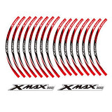 KODASKIN 2D Wheel Rim Emblem Sticker Decal for Yamaha XMAX300 xmax 300 yzf