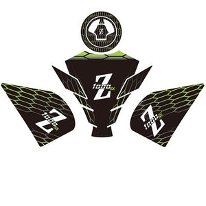 KODASKIN Motor 3D Gas Cap Tank Pad Sticker Decal Emblem for  KAWASAKI Z1000SX