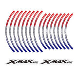 KODASKIN 2D Wheel Rim Emblem Sticker Decal for Yamaha XMAX400 XMAX 400