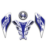 KODASKIN  Fuel Tank Cap Sticker Fish Sticker Sticker Fit For SUZUKI GSX250R  GSXR250 (Blue)