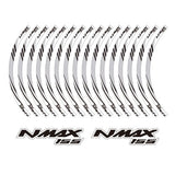 KODASKIN 2D Printing Wheel Rim Emblem Sticker Decal for Yamaha NMAX NMAX155 YZF nmax