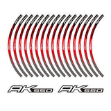 KODASKIN 2D Emblem Sticker Decal Wheel Rim for KYMCO AK550