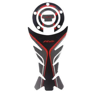 KODASKIN Gas Fuel Tank Cap Pad Protection Sticker for YAMAHA R6 YZF R6 Red