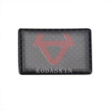 KODASKIN Motorcycle 3D Raise Real Carbon Stickers Emblem Decals for Motorbike for NIU