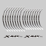 KODASKIN 2D Wheel Rim Emblem Sticker Decal for Yamaha XMAX400 XMAX 400