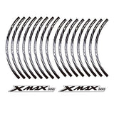 KODASKIN 2D Wheel Rim Emblem Sticker Decal for Yamaha XMAX300 xmax 300 yzf