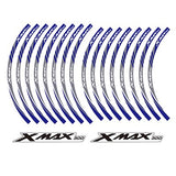 KODASKIN 2D Wheel Rim Emblem Sticker Decal for Yamaha XMAX300 xmax 300 yzf