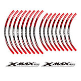 KODASKIN 2D Wheel Rim Emblem Sticker Decal for Yamaha XMAX400 XMAX 400