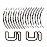 KODASKIN Decal Big Wheel Rim Motorcycle 2D Emblem Round Sticker for NIU U1