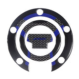 KODASKIN Gas Fuel Tank Cap Pad Protection Sticker for YAMAHA YZF R6 Blue