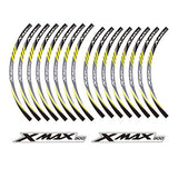 KODASKIN 2D Wheel Rim Emblem Sticker Decal for Yamaha XMAX300 xmax 300 yzf