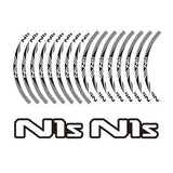 KODASKIN Decal Big Wheel Rim Motorcycle 2D Emblem Round Sticker for NIU N1s