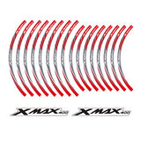 KODASKIN 2D Wheel Rim Emblem Sticker Decal for Yamaha XMAX400 XMAX 400