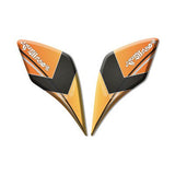 KODASKIN Motor 3D Printing  Fuel Tank Pad Orange Sticker for SUZUKI GSX250R