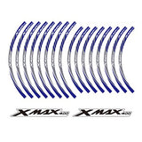 KODASKIN 2D Wheel Rim Emblem Sticker Decal for Yamaha XMAX400 XMAX 400