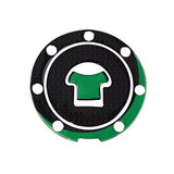 KODASKIN 3D Printing Gas Cap Tank Traction Pad Knee Fuel Side Grip for CFMOTO 250NK 400NK 650NK Black&Green