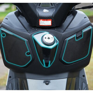 JOYMAX Z300i 2D Carbon Fairing Emblem Sticker Decal Motorcycle Body Full Kits Decoration Sticker For SYM Joymax z300i