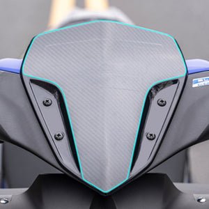 2D Carbon Fairing Emblem Sticker Decal Motorcycle Body Full Kits Decoration Sticker For Yamaha  NVX155 AEROX 155 2021