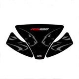 for Aprilia RS660 2022 Motorcycle Side Fuel Tank pad Tank Pads Protector Stickers Decal Gas Knee Grip Traction Pad Tankpad