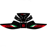 for Aprilia RS660 2022 Motorcycle Side Fuel Tank pad Tank Pads Protector Stickers Decal Gas Knee Grip Traction Pad Tankpad