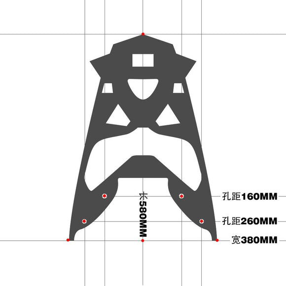 KODASKIN Modification Forging Luggage Holder Support Cargo Shelf Rear Rack for yamaha NMAX155