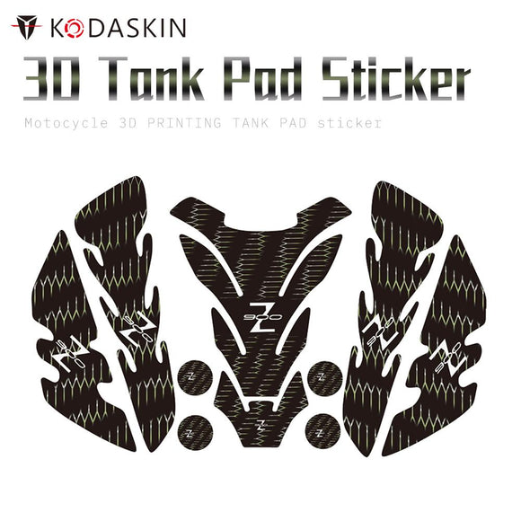 KODASKIN Motor Gas Cap Tank Pad Sticker Decal Emblem for  KAWASAKI Z900