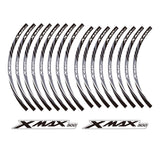 KODASKIN 2D Wheel Rim Emblem Sticker Decal for Yamaha XMAX300 xmax 300 yzf