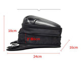 Motorcycle Carbon Magnetic Gas Fuel Tank Bag Rear Seat Bag Saddlebag for kawasaki z900 z1000 zzr ninja accessories