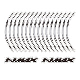 KODASKIN 2D Printing Wheel Rim Emblem Sticker Decal for Yamaha NMAX NMAX125 NMAX155