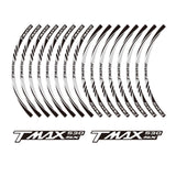 KODASKIN 2D Wheel Rim Emblem Sticker Decal for Yamaha TMAX530SX TMAX 530 SX  yzf tmax 530