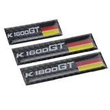 KODASKIN  Carbon Sticker Emblem Decal for BMW K1600GT one set/3pieces