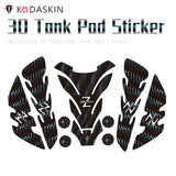 KODASKIN Motor 3D Printing Gas Cap Sticker Fuel Tank Pad Protection Decal for KAWASAKI Z900