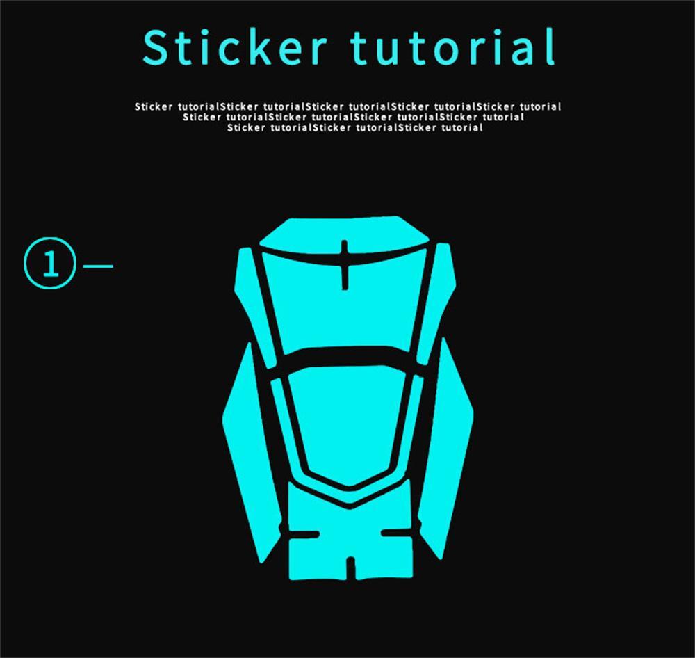 PCX Motorcycle 3D Carbon Fiber Faring Sticker Tankpad Decoration