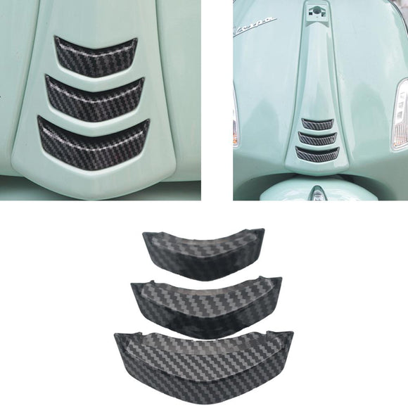 Motorcycle Carbon Front Decoration Cover For Vespa Sprint Primavera 150 Sprint150 Primavera150 Accessories