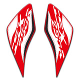 KODASKIN  Fuel Tank Cap Sticker Fish Sticker Sticker Fit For SUZUKI GSX250R  GSXR250 (Red)