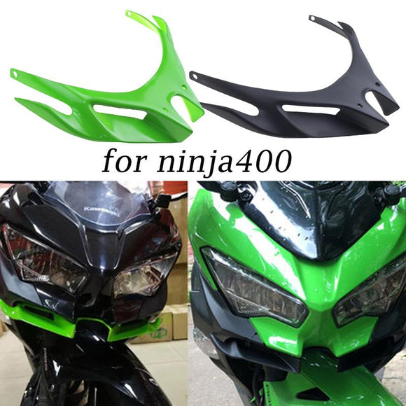 FOR KAWASAKI Ninja 250 Ninja 400 2018 2019 Front Fairing Aerodynamic Winglets ABS Plastic Cover Protection Guard Ninja250 400 18