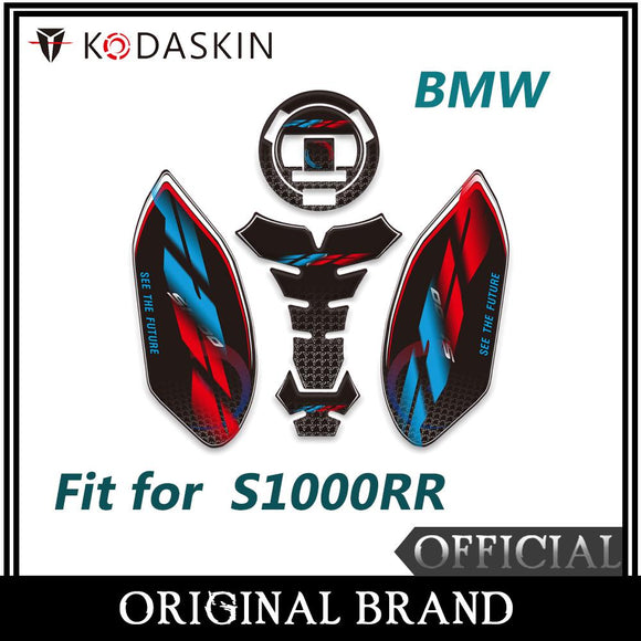 KODASKIN 3D Printing Gas Cap Fuel Tank Pad Sticker Decal Protection for BMW S1000RR