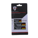 KODASKIN  Carbon Sticker Emblem Decal for  BMW F700GS one set/3pieces