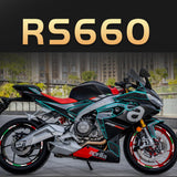 Motorcycle 2D Body Full Kits Decoration Carbon Fairing Emblem Sticker Decal Accessories for Aprilia RS660 rs660