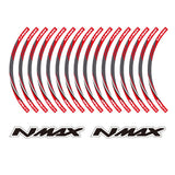 KODASKIN 2D Printing Wheel Rim Emblem Sticker Decal for Yamaha NMAX NMAX125 NMAX155