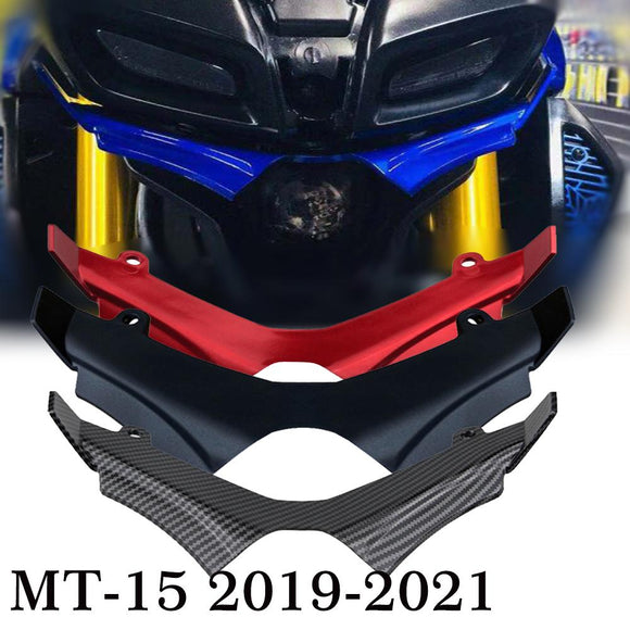 MT15 Motorcycle Carbon Firber Front Fairing Aerodynamic For Yamaha MT-15 MT 15 YZF Winglets Lower Cover accessories 2019 2020