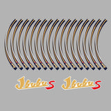 KODASKIN Motorcycle 2D Wheel Decals Rim Stickers Set for PGO J-Bubu125  PGO J-BUBU115